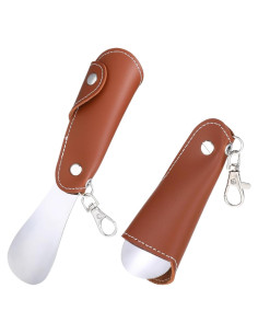 Cuerno de zapato plegable ElevateTech con llavero 18.7 cm