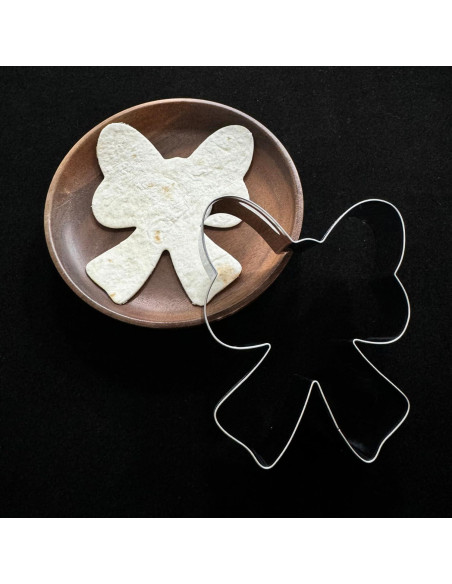 Juego de Cortadores de Galletas Botas y Lazos Auktosmn - 2 Piezas - Acero Inoxidable Juego de Cortadores de Galletas Botas y Lazos Auktosmn - 2 Piezas - Acero Inoxidable