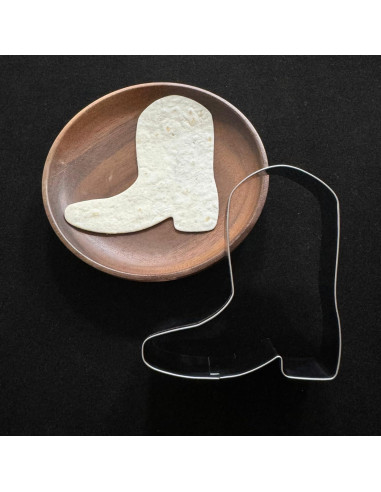 Juego de Cortadores de Galletas Botas y Lazos Auktosmn - 2 Piezas - Acero Inoxidable