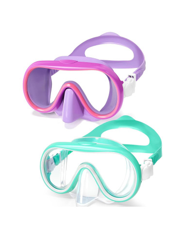 Gafas de Natación Seago para Niños 6-14 Años con Cubierta Nasal