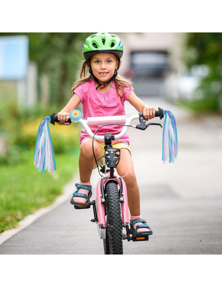 Timbre de bicicleta PLATT para niños con streamers - Azul Timbre de bicicleta PLATT para niños con streamers - Azul