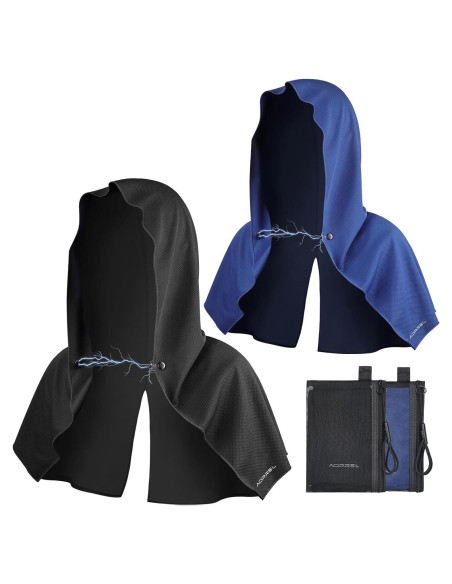 Toalla Refrigerante AOPREL con Capucha y Protección UV 67x31cm Toalla Refrigerante AOPREL con Capucha y Protección UV 67x31cm