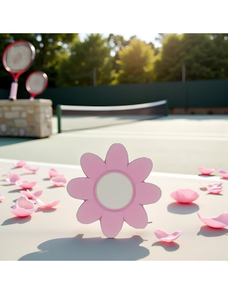 Amortiguador de Vibración para Raqueta de Tenis Jinshining Rosa Amortiguador de Vibración para Raqueta de Tenis Jinshining Rosa