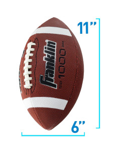 Balón de Fútbol Americano Franklin Sports Tamaño Oficial 2