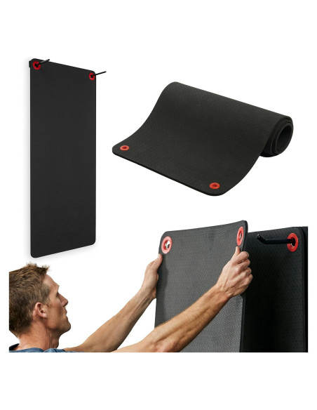 Estera de Ejercicio Colgante SPRI 142x58 cm Negra Alta Calidad Estera de Ejercicio Colgante SPRI 142x58 cm Negra Alta Calidad