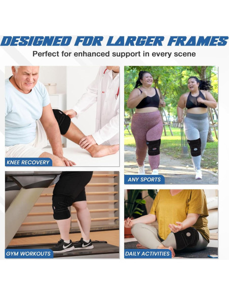 Faja para Rodilla Nvorliy XL-8XL con Estabilizadores - Alivio Dolor Faja para Rodilla Nvorliy XL-8XL con Estabilizadores - Alivio Dolor