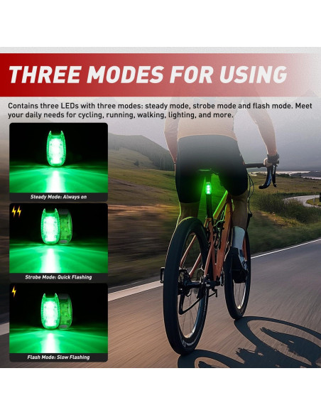 Luces de Seguridad LED Nilight 4Pcs Rojo Verde Blanco Impermeables Luces de Seguridad LED Nilight 4Pcs Rojo Verde Blanco Impermeables