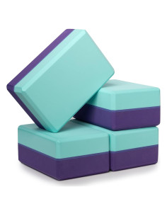 Bloques de Yoga Sunshine 4" x 6" x 9" - Paquete de 4 EVA