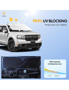 Paraguas Parasol EcoNour para Parabrisas de SUV y Camiones - Grande 2