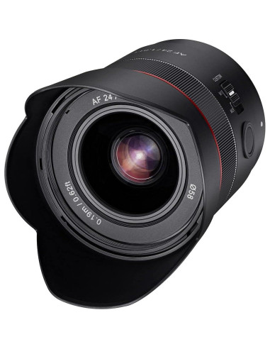 Lente Rokinon AF 24mm F1.8 para Montura Sony E - Compacto y Ligero