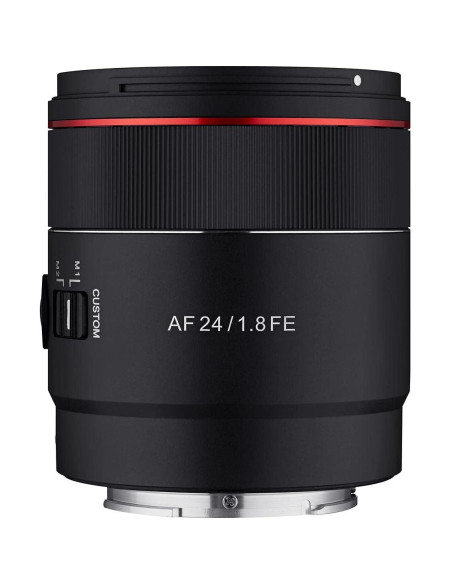 Lente Rokinon AF 24mm F1.8 para Montura Sony E - Compacto y Ligero Lente Rokinon AF 24mm F1.8 para Montura Sony E - Compacto y Ligero