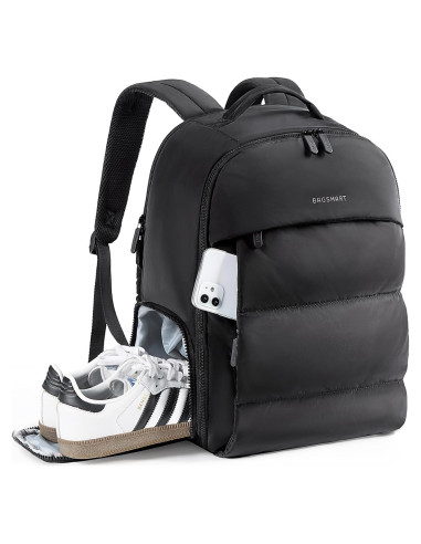 Mochila de Viaje BAGSMART 30L para Portátiles 15.6" Negra