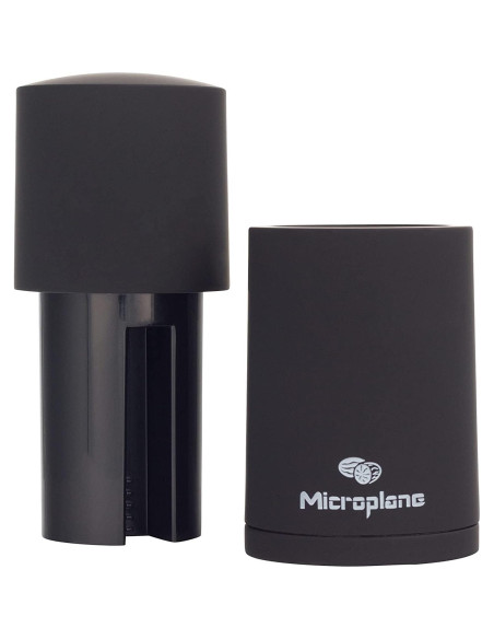Molino de Especias Manual Microplane 48060 Negro - Rallador de Nuez Moscada y Canela Molino de Especias Manual Microplane 48060 Negro - Rallador de Nuez Moscada y Canela