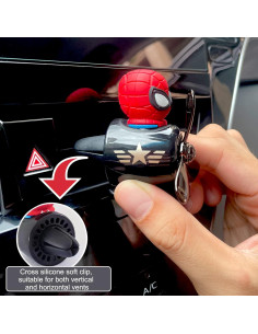 Ambientador de coche QKSCR con difusor de piloto retro 1 pieza 2