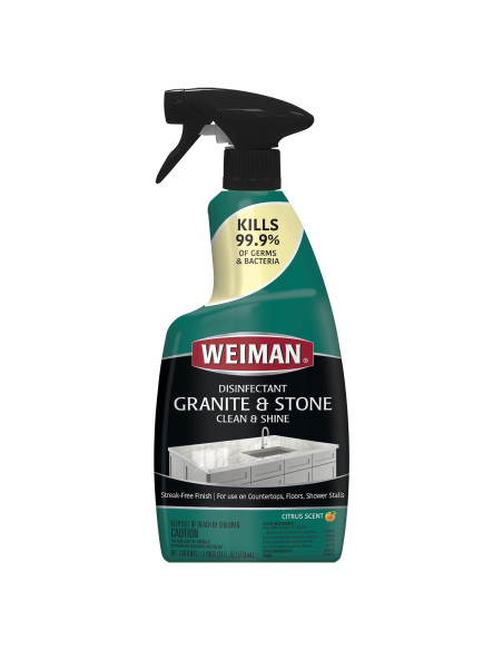 Limpiador Desinfectante Weiman para Granito 24 Oz - Multiuso Limpiador Desinfectante Weiman para Granito 24 Oz - Multiuso