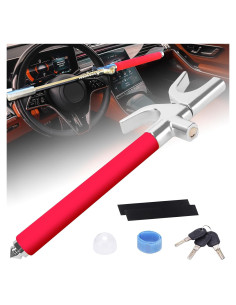 Bloqueo de Volante Antirrobo Turnart Universal Rojo
