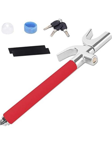 Bloqueo de Volante Antirrobo Turnart Universal Rojo