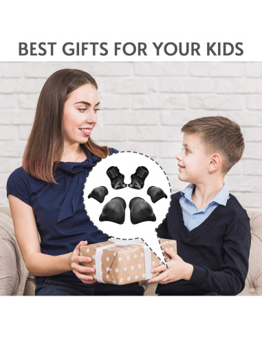 Conjunto Protector RUNDONG para Niños: Rodilleras, Codilleras y Muñequera