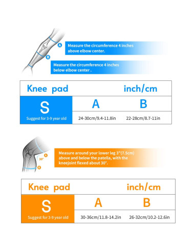 Conjunto Protector RUNDONG para Niños: Rodilleras, Codilleras y Muñequera