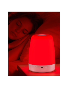 Lámpara Nocturna Roja UTK con Control Táctil y Temporizador