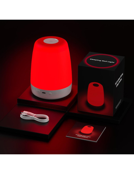 Lámpara Nocturna Inalámbrica XKETA 670nm para Sueño Mejorado